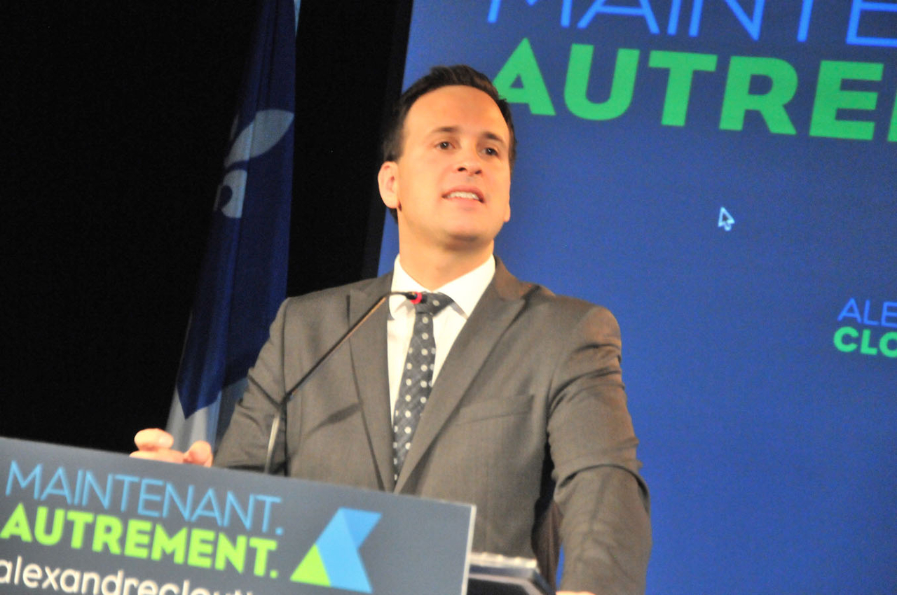 Chefferie du Parti québécois : Alexandre Cloutier lance sa campagne