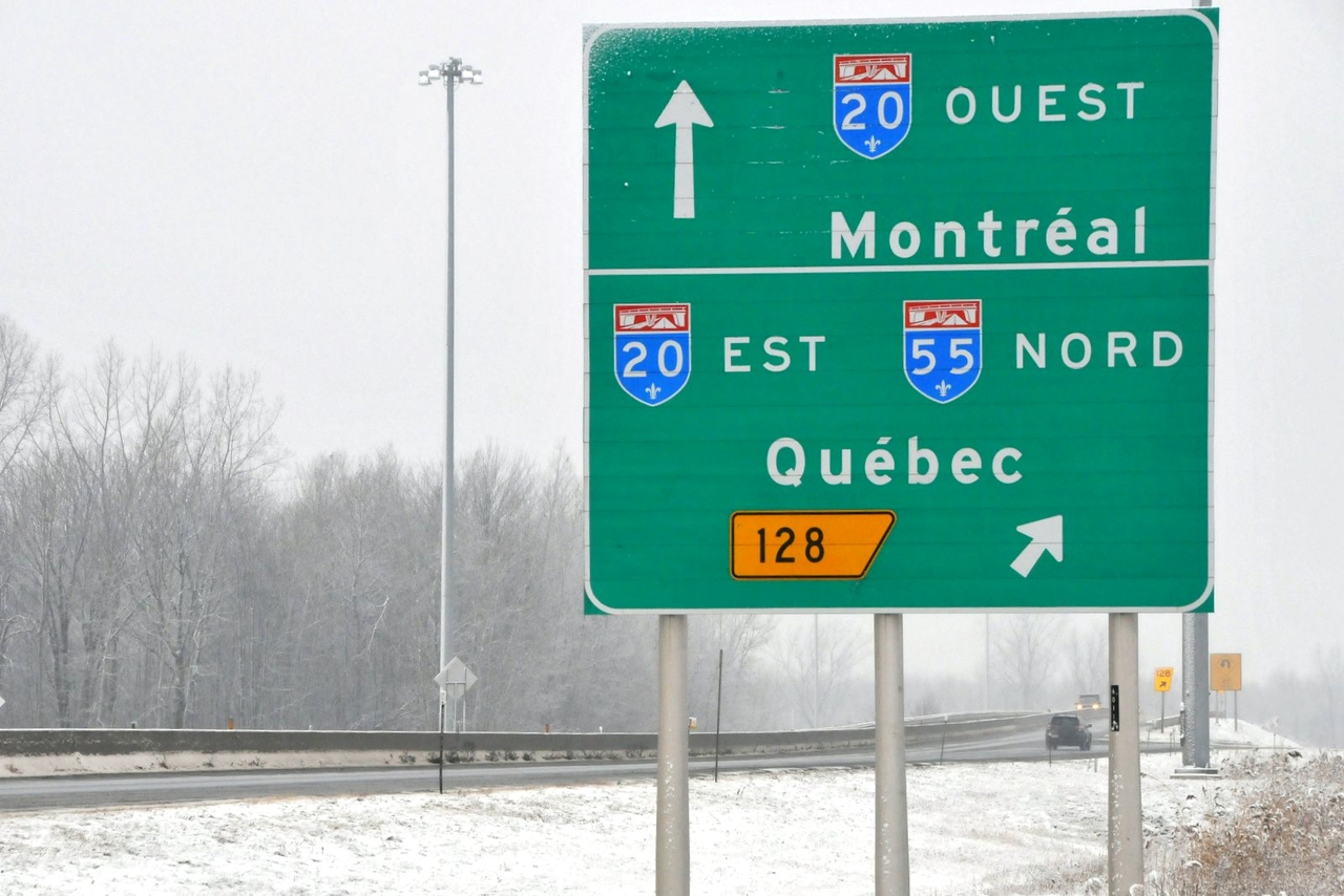 Le pont de la 55 enjambant l'autoroute 20 est ouvert aux automobilistes