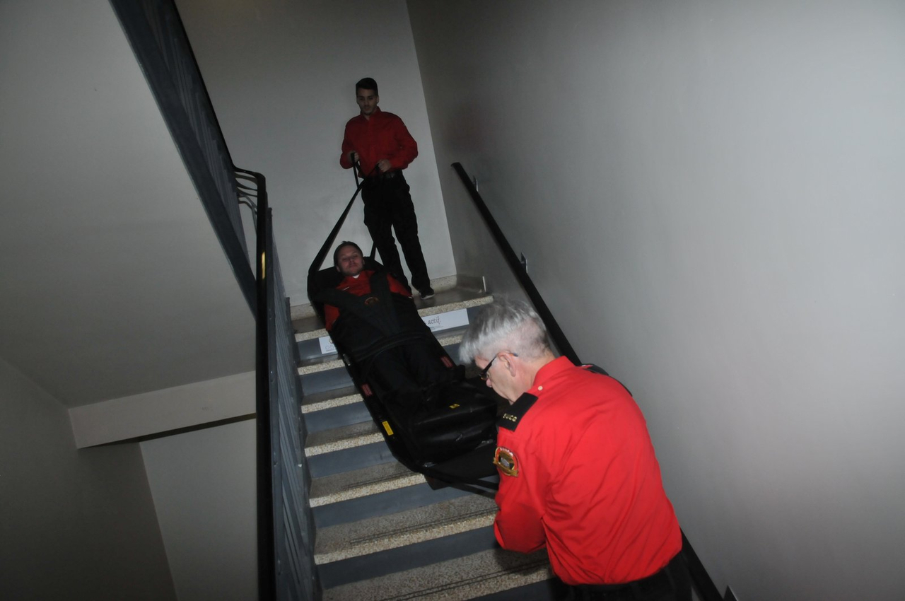 Le SIUCQ et le CSSS Drummond tiennent une formation et un exercice pratique d’évacuation