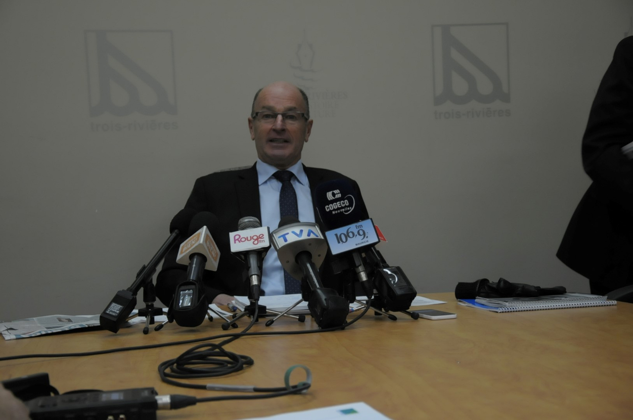 « Le problème de la pyrrhotite vient teinter ce budget. On estime que la Ville est privée d’une richesse foncière qui est estimée à 168 M$ pour l’année 2015, » -Yves Lévesque, maire de Trois-Rivières.