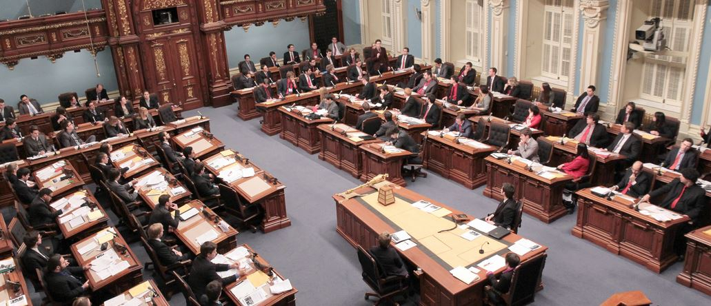 Photo prise lors du déroulement des échanges au Salon Bleu en 2014.