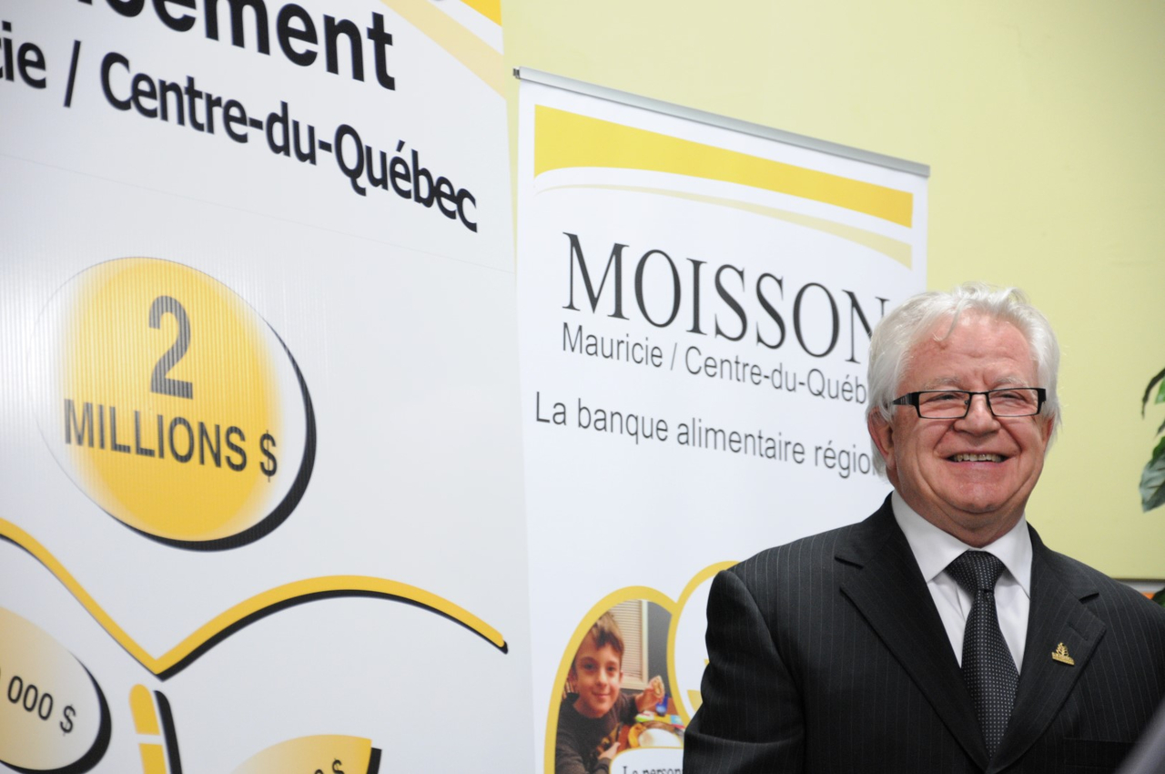 Jean-Guy Doucet, président du conseil d'administration de Moisson Mauricie / Centre-du-Québec.