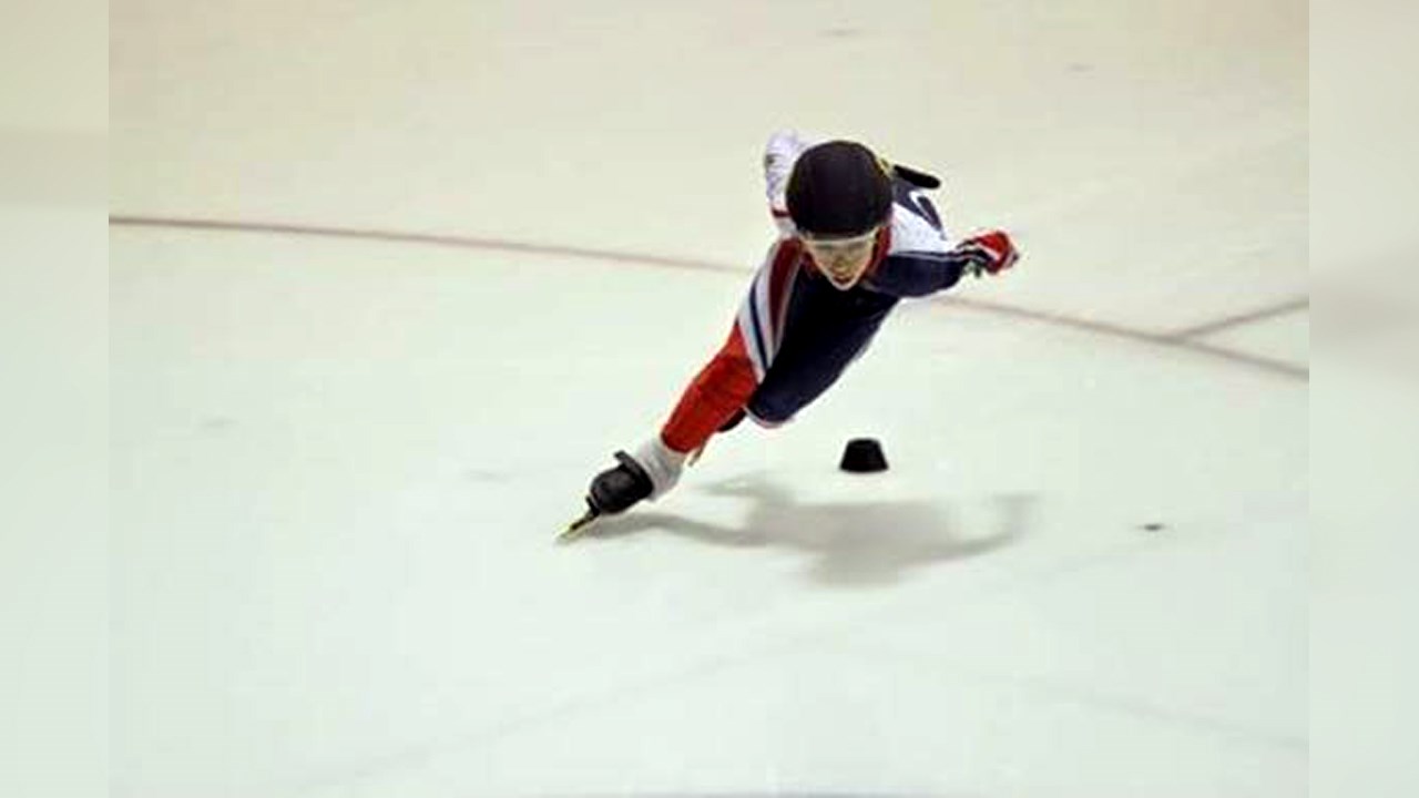 La patineuse de vitesse Florence Brunelle remporte la médaille d'or