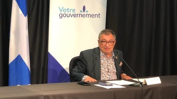 Le directeur de la Santé publique du Québec Horacio Arruda était de passage en Mauricie, après des rencontres avec les équipes du CIUSSS MCQ.