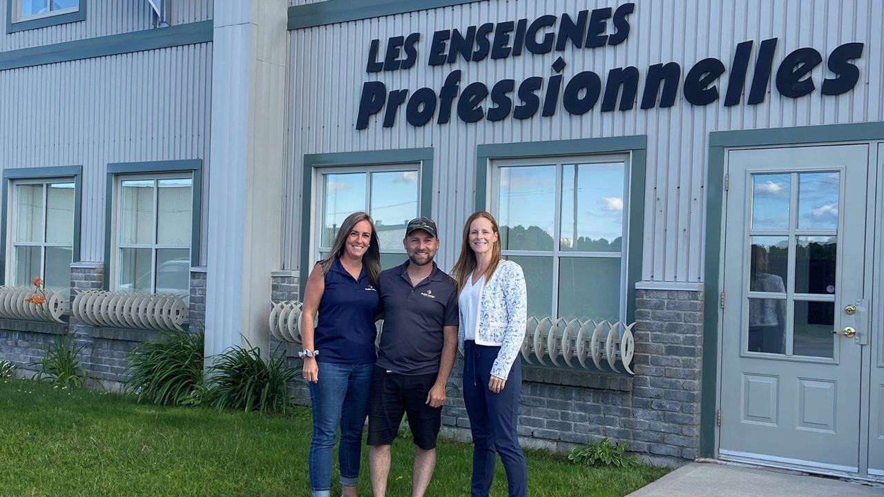 Marilyn Béland, Yanick Gagnon et Sabrina Marchand