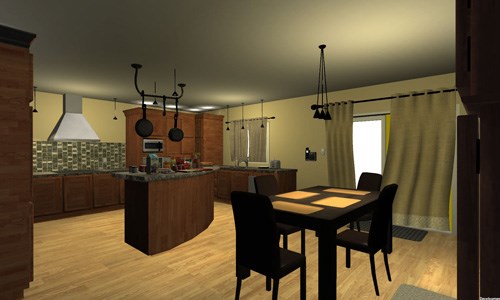 L'appartement recréé pour le projet VMT-2, le Virtual Multitasking Test version 2.