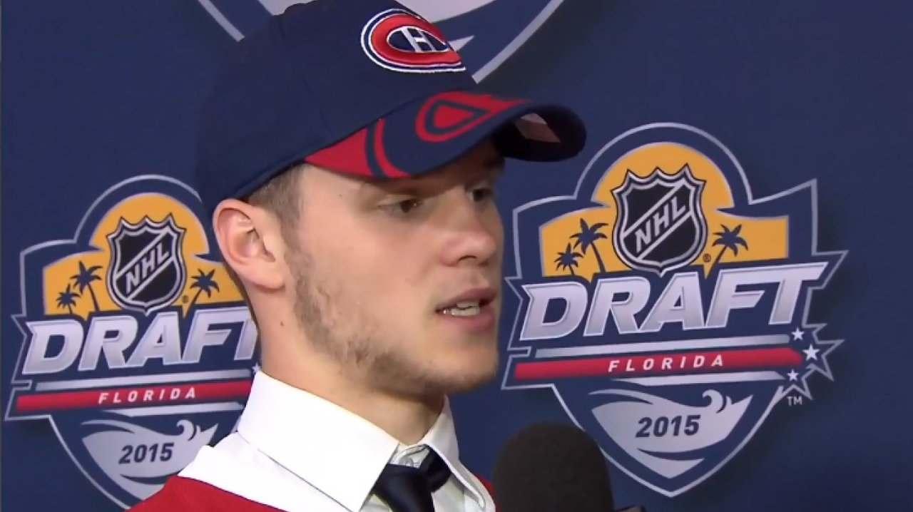 Simon Bourque est extrêmement heureux de sa sélection par le Canadien de Montréal en 6e ronde.