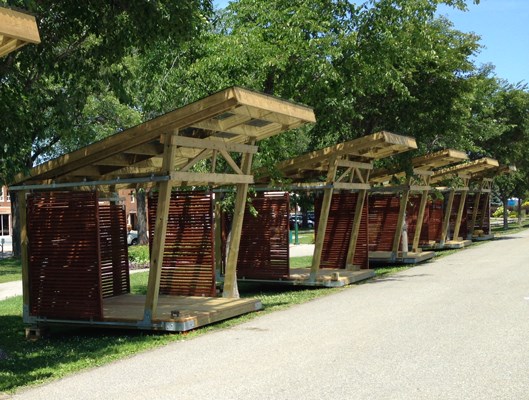 Installation de structures semi-permanentes au Marché public de Rimouski
