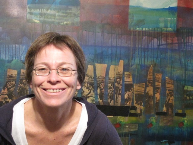 La cueilleuse Sylvie Valcourt.