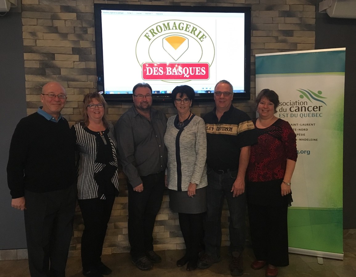 La Fromagerie des Basques fait une différence dans la vie des personnes touchées par le cancer