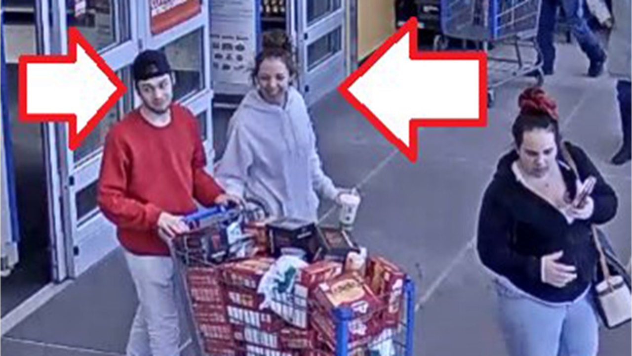 Les suspects 4 et 5 sont un homme âgé d’environ 20 ans, mince et portait casquette noire à l’envers et une femme âgée d’environ 20 ans, mince, cheveux foncés avec chignon sur la tête.