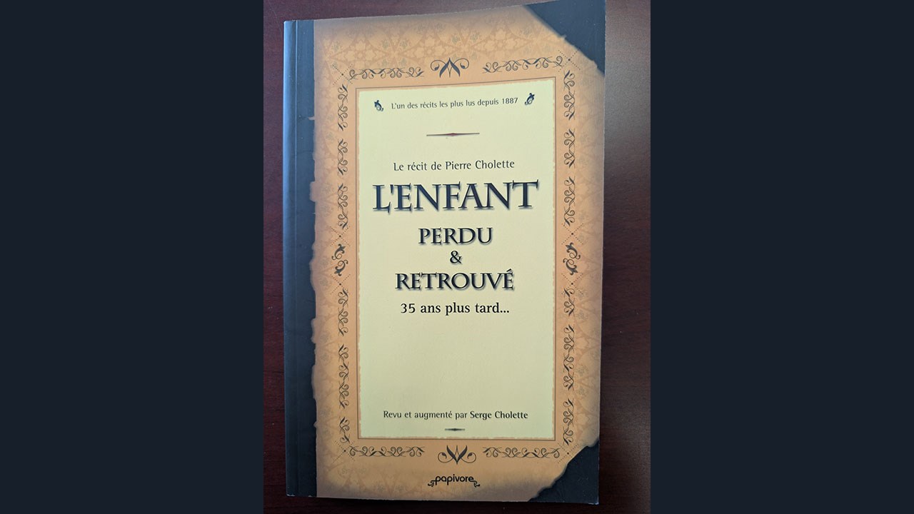 Couverture du livre de Serge Cholette.