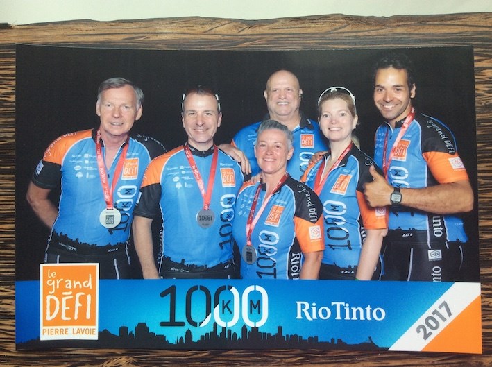 L'équipe du restaurant Le Surcouf parcourt 1000 km pour une bonne cause