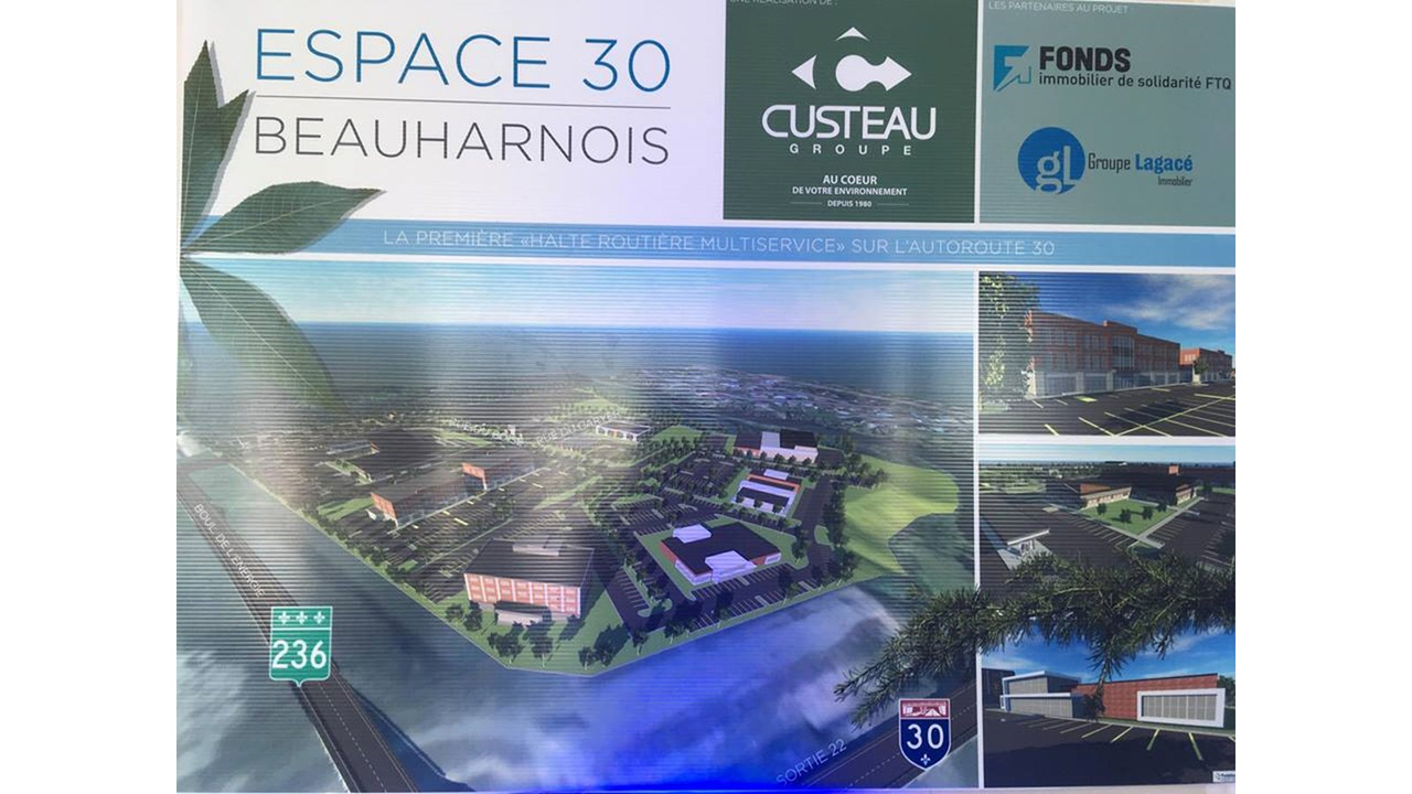 Édifice La Centrale : phase 1 d’un pôle commercial de 55 M $ à Beauharnois