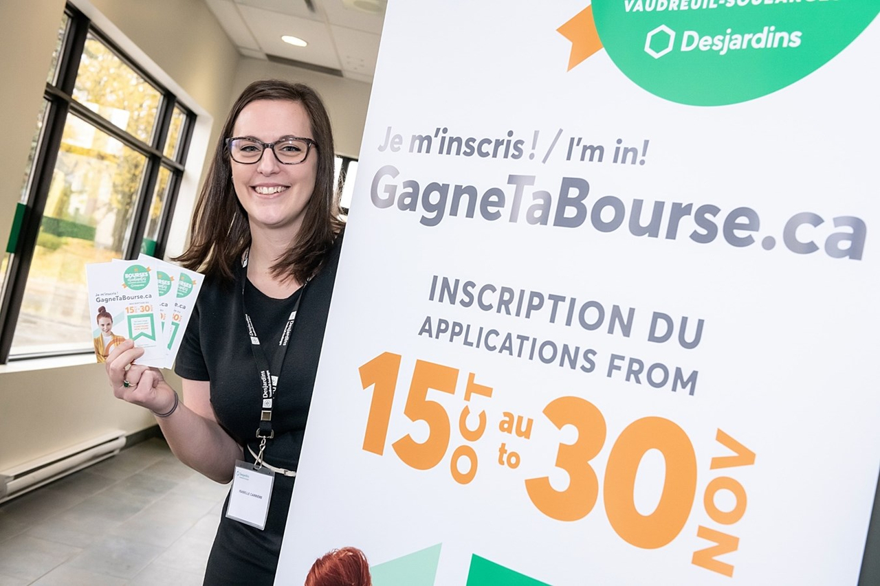 Desjardins est au coeur de la réussite scolaire des Vaudreuil-Soulangeois