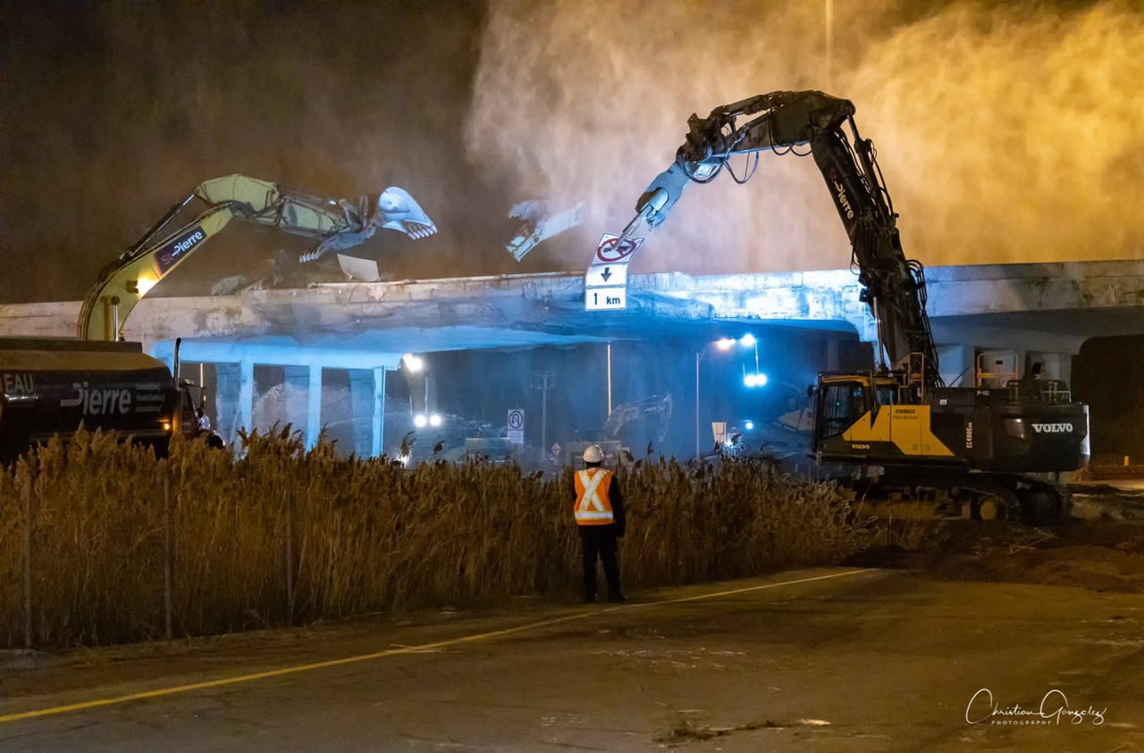 Le viaduc du chemin des Chenaux n'est plus