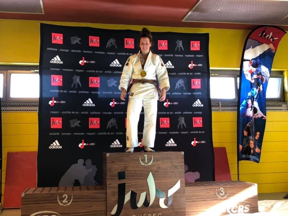 La judoka Myriam Brazeau remporte deux médailles d'or au tournoi Espoir