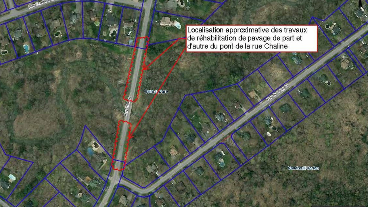La rue Chaline fera l'objet de travaux dès ce lundi 22 juin