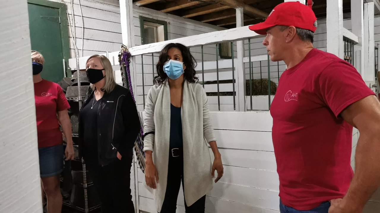 Visite de Dominique Anglade dans Vaudreuil-Dorion
