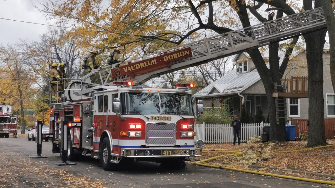 Début d'incendie de nature électrique à Vaudreuil-Dorion