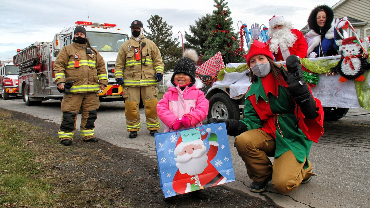 Le père Noël fait des heureux du côté de Soulanges