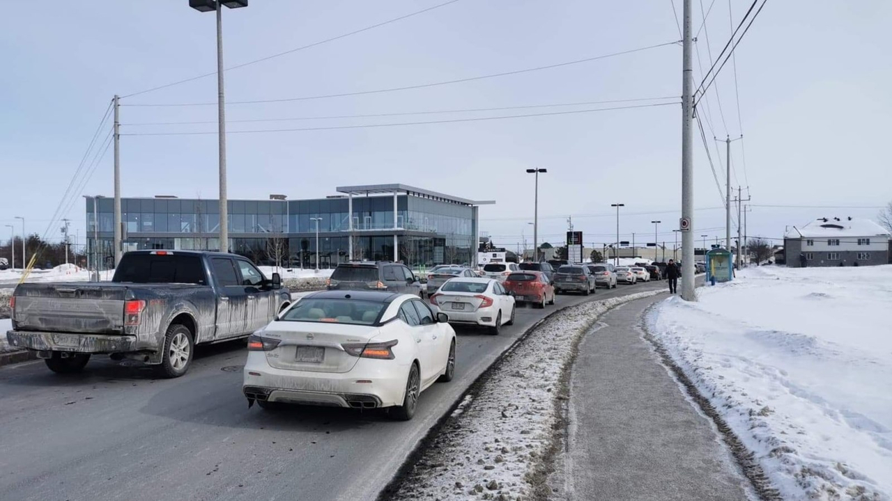 Circulation difficile dans Vaudreuil-Dorion