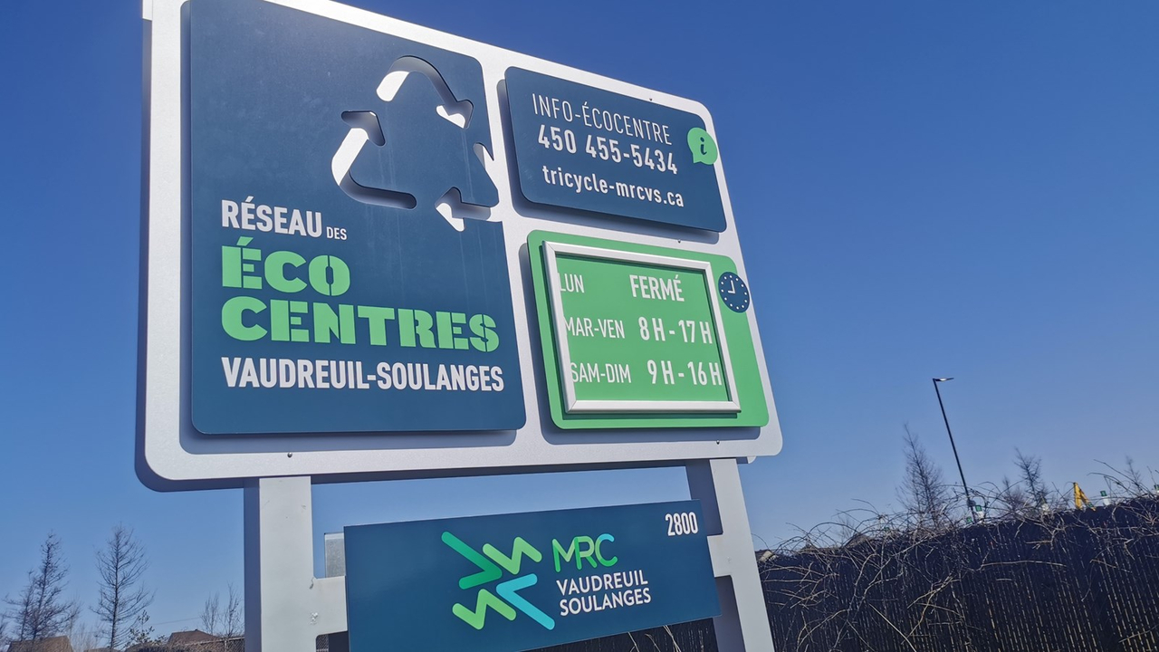 Rappel: retour à l'horaire d'été pour les écocentres de la région