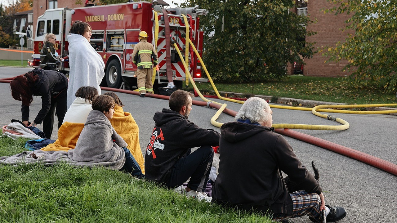 Un incendie cause d’importants dommages à un quadruplex à Vaudreuil-Dorion
