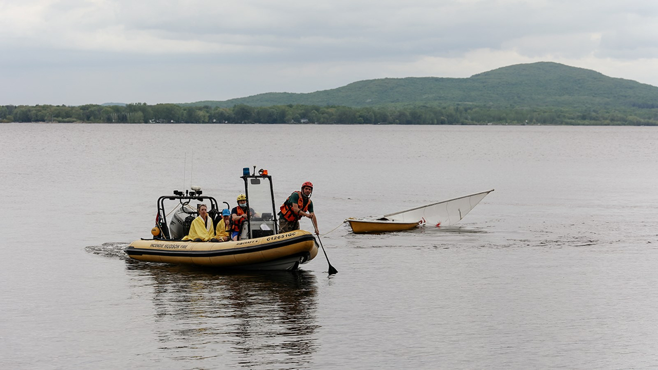 Un sauvetage nautique qui se termine bien à Hudson