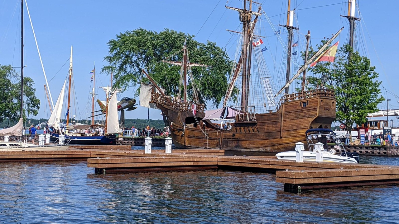 Un bateau historique a traversé la Voie maritime du Saint-Laurent
