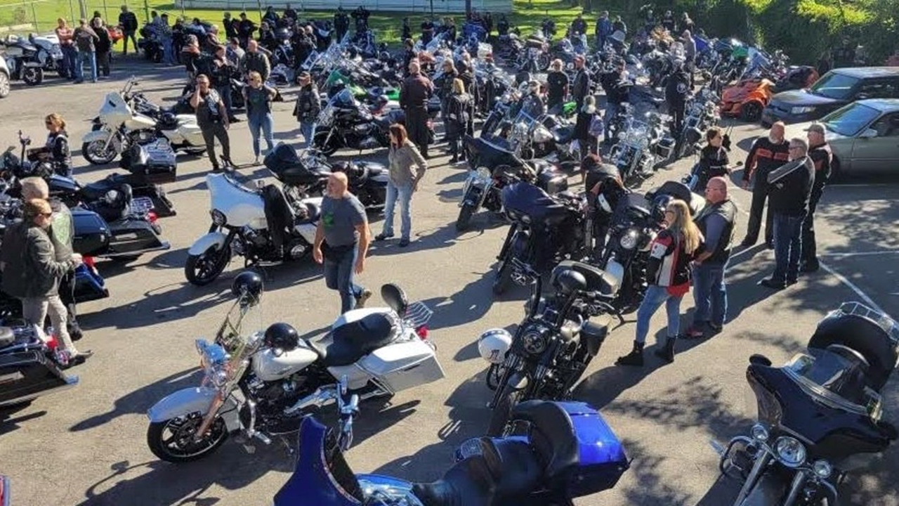 Près de 150 motocyclistes ont participé à la randonnée des Jackpot Riders qui a permis d'amasser 9 500$