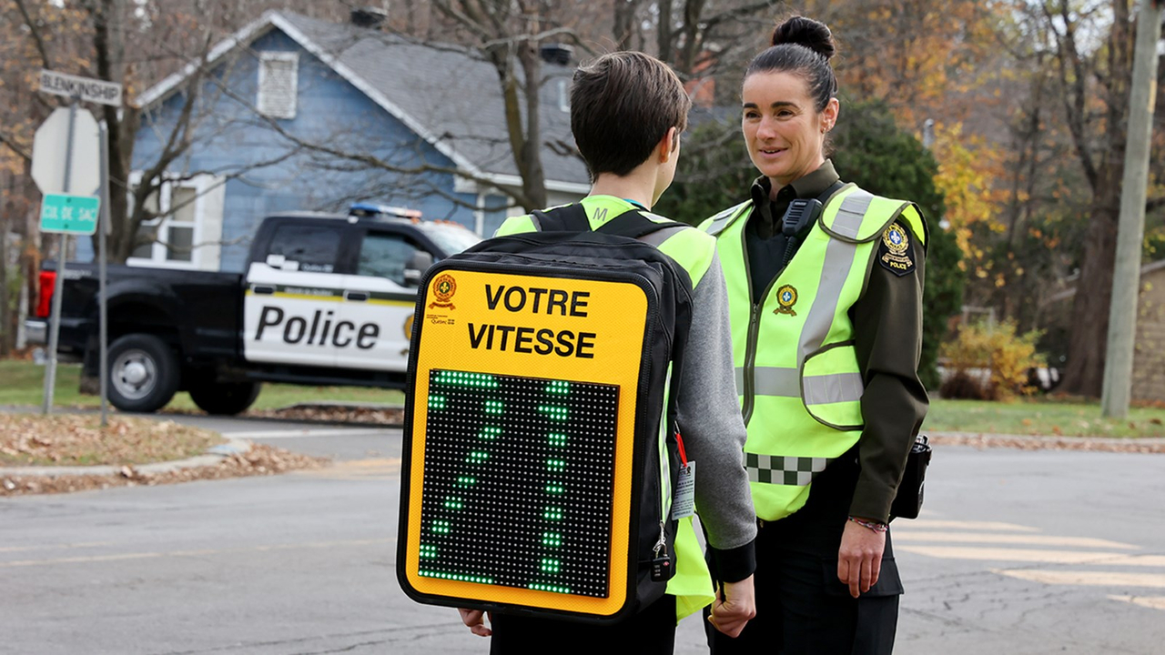 La SQ a lancé son nouvel outil de sensibilisation à la vitesse à Hudson