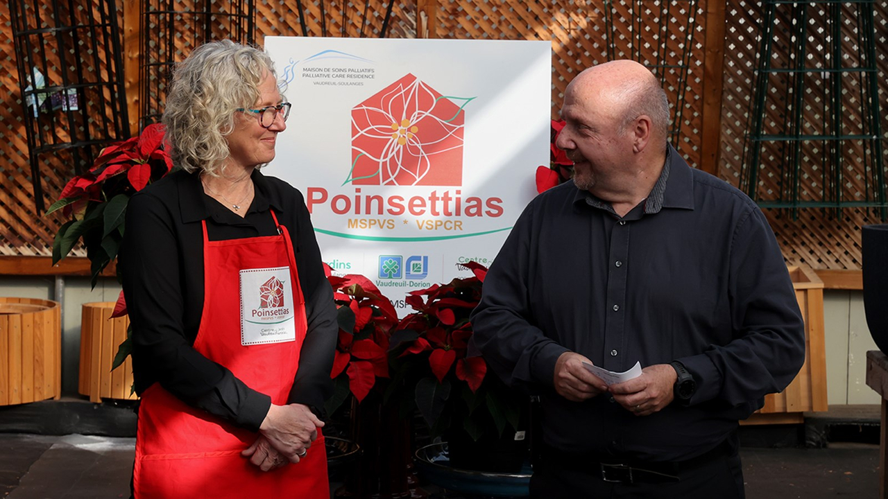 Les instigateurs de la campagne de financement sont Marie Caron et Gilles Hébert