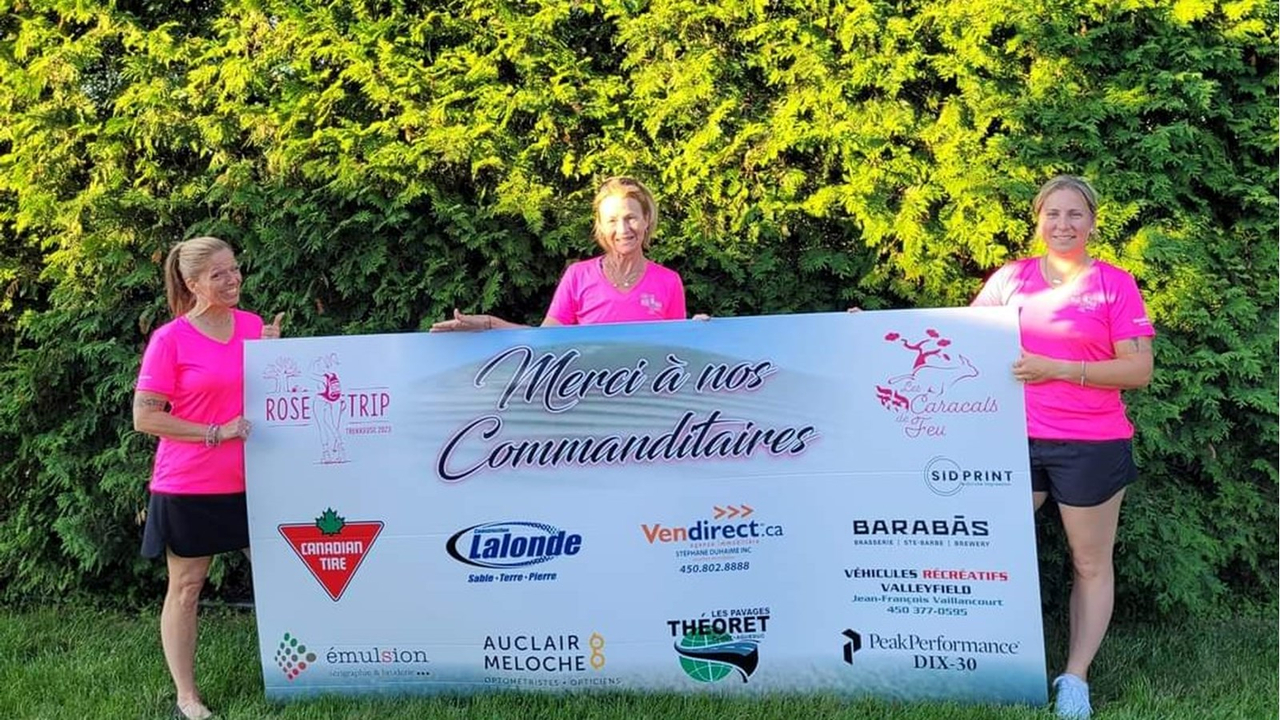 Défi Rose Trip: marcher et se dépasser pour soutenir le cancer du sein