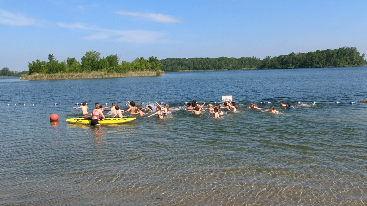 Le triathlon scolaire bat son plein au parc régional des Îles-de-Saint-Timothée