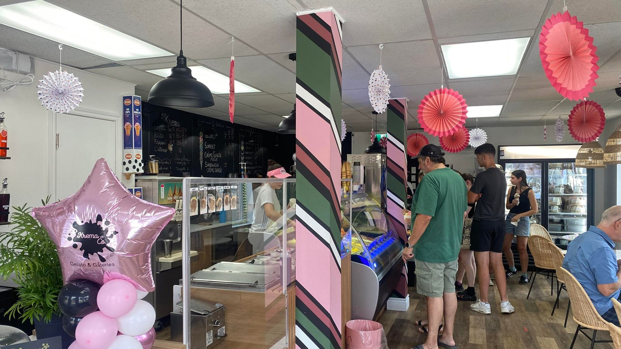 Ouverture officielle de Krema et Co Gelato et Gâteries