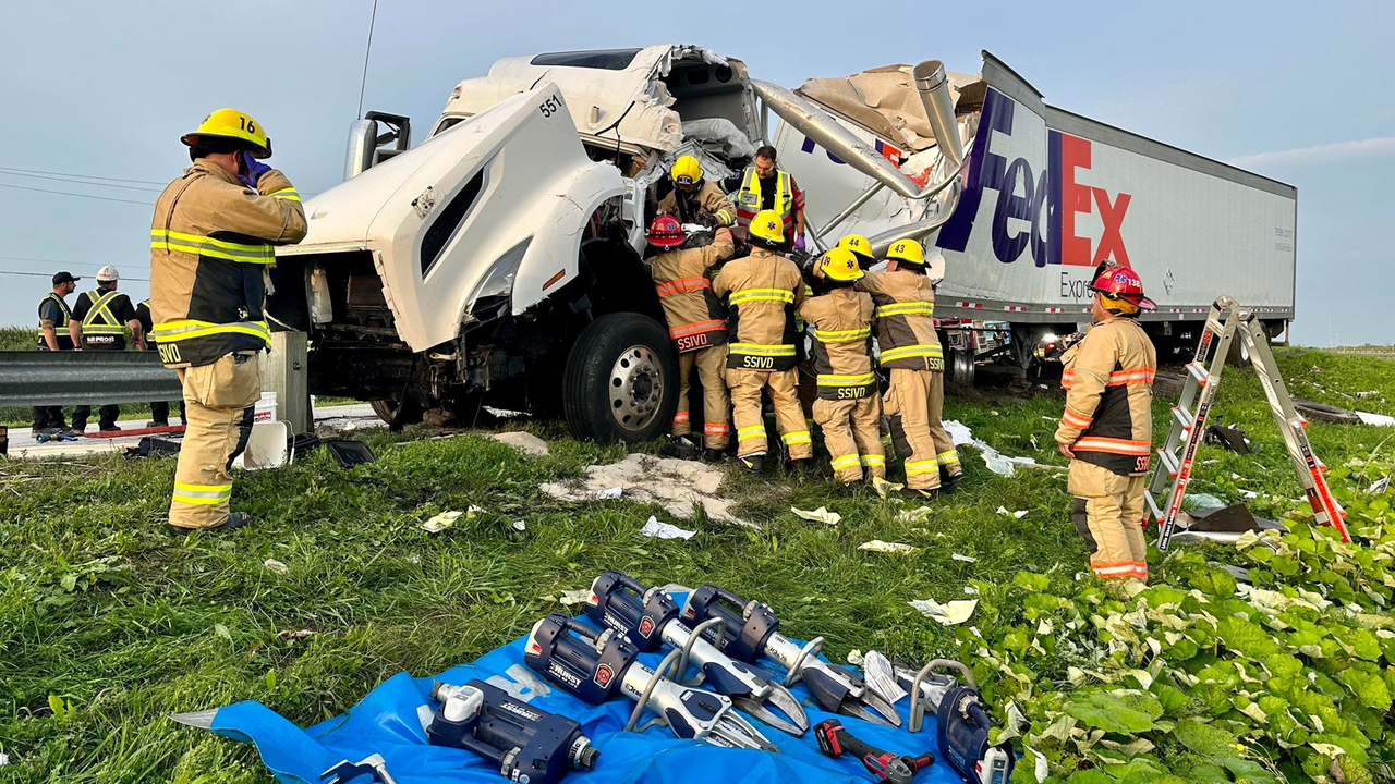 Une collision force la fermeture de l'accès à l'autoroute 30 à Vaudreuil-Dorion