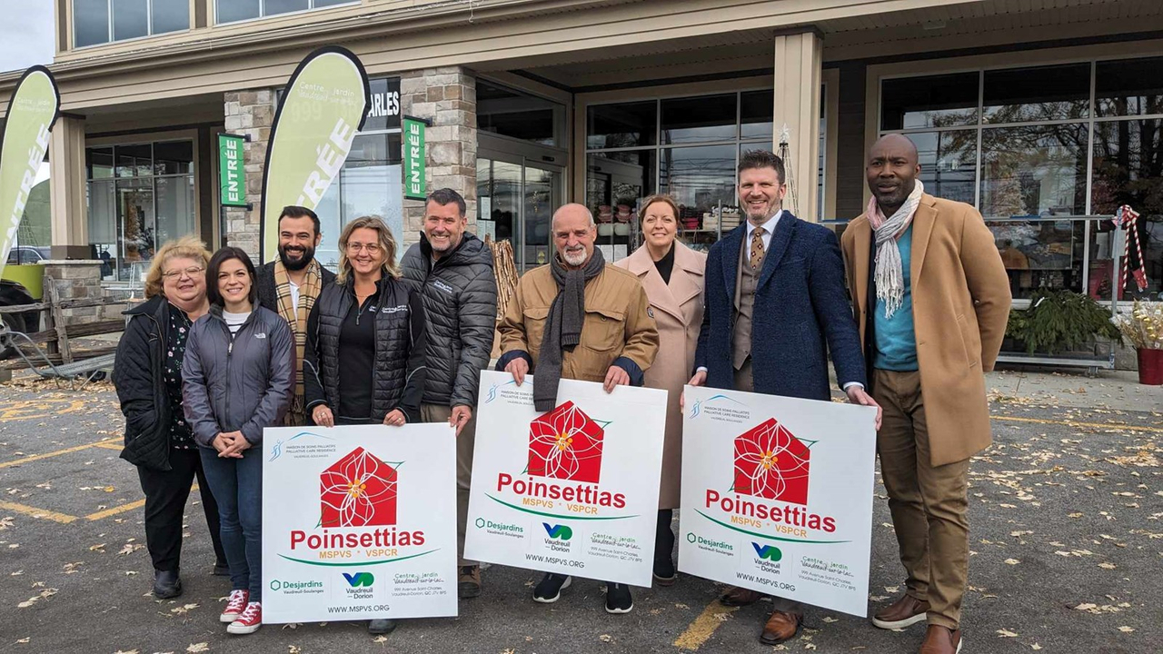 Poinsettias: entrevue vidéo avec les intervenants impliqués dans la campagne de financement
