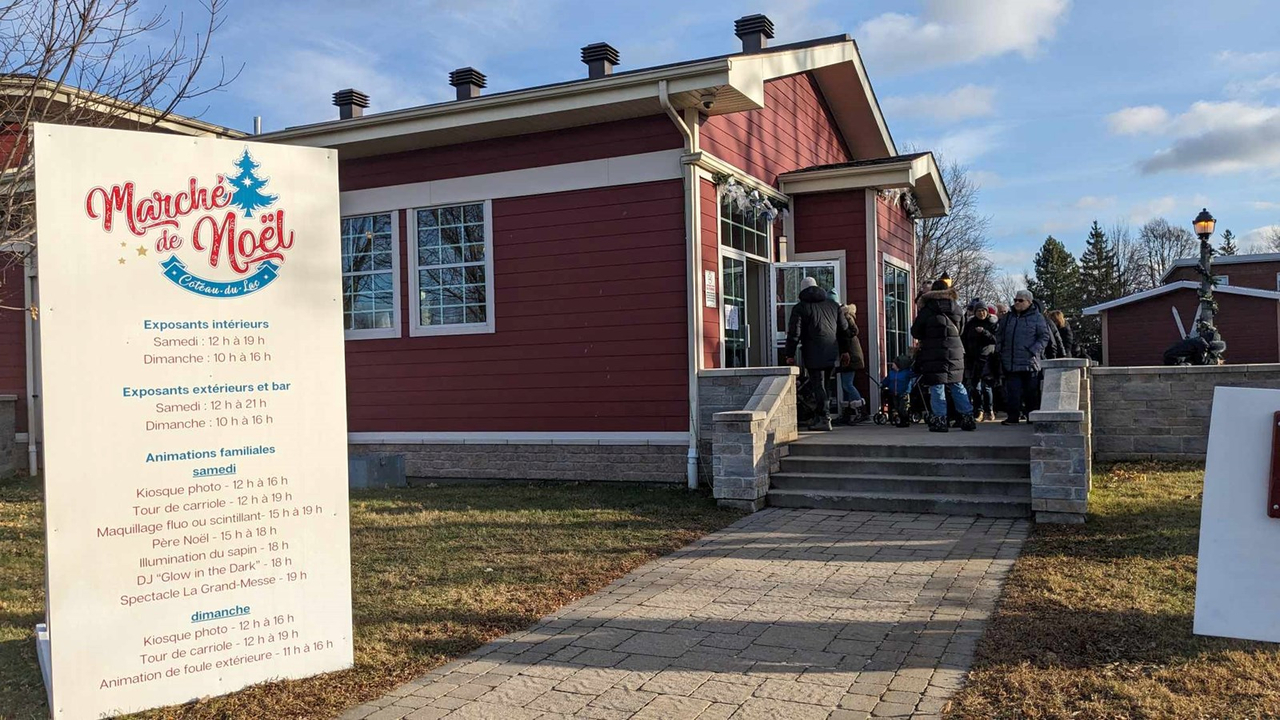 Un record d'achalandage au Marché de Noël de Coteau-du-Lac