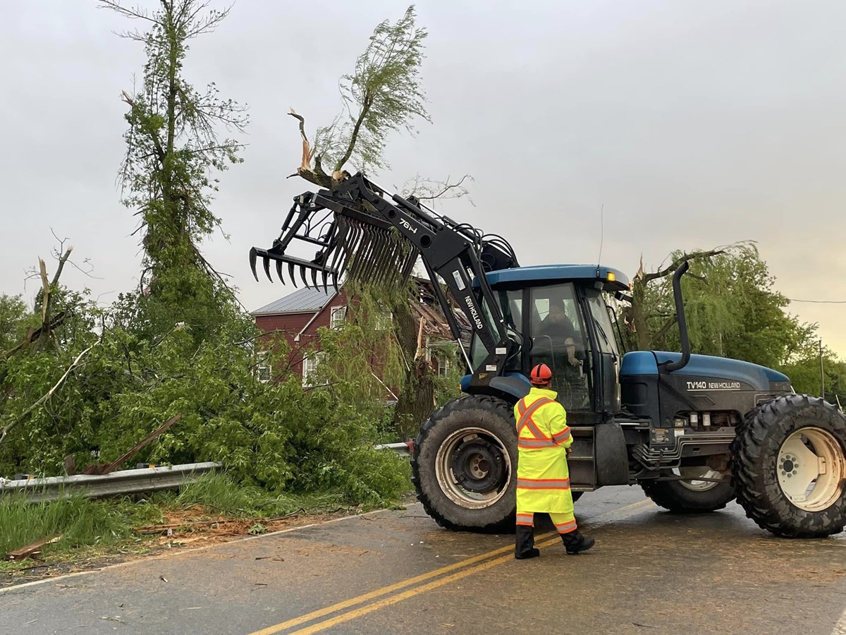 En images : un paysage désolant au lendemain de la tornade