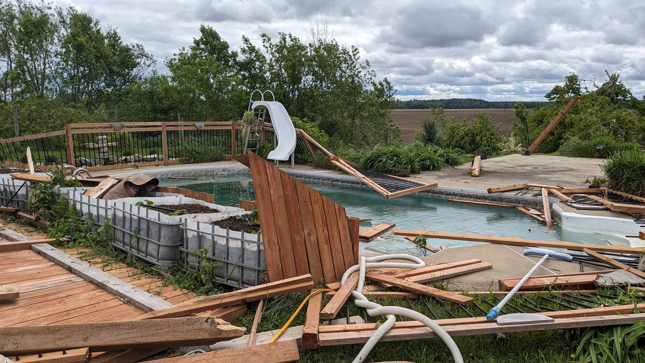 En images : un paysage désolant au lendemain de la tornade