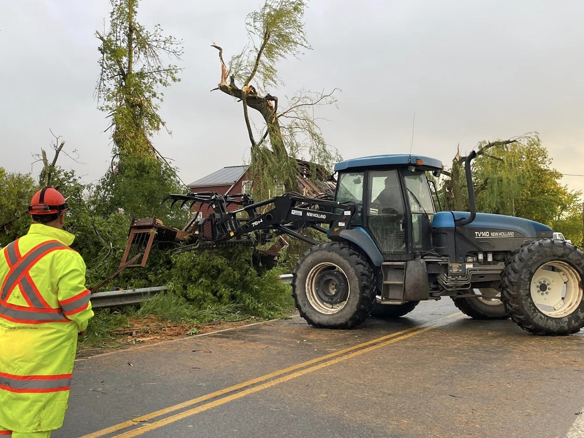 En images : un paysage désolant au lendemain de la tornade