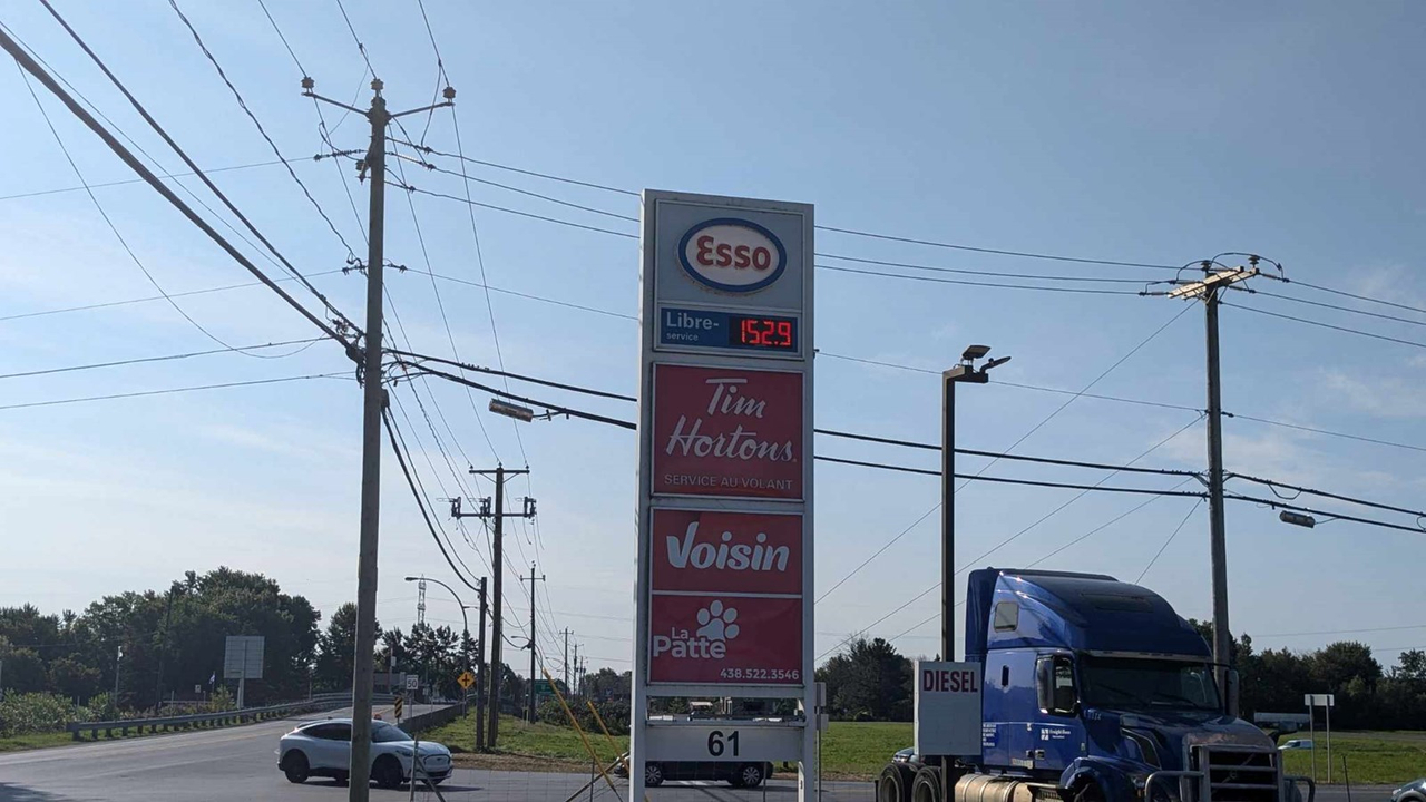 Le prix de l'essence est en baisse dans Vaudreuil-Soulanges