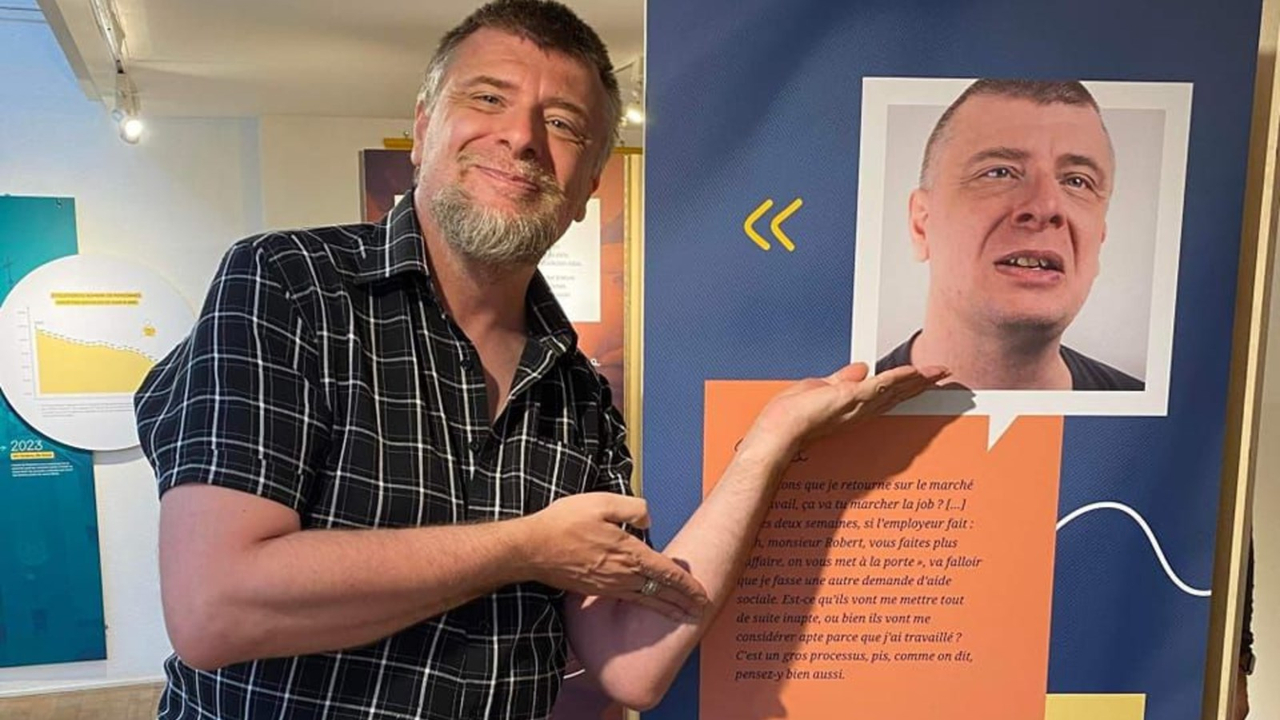 Prestataire de l'aide financière de dernier recours, Robert Roussel s'est donné la mission de briser les tabous entourant le sujet en animant des conférences