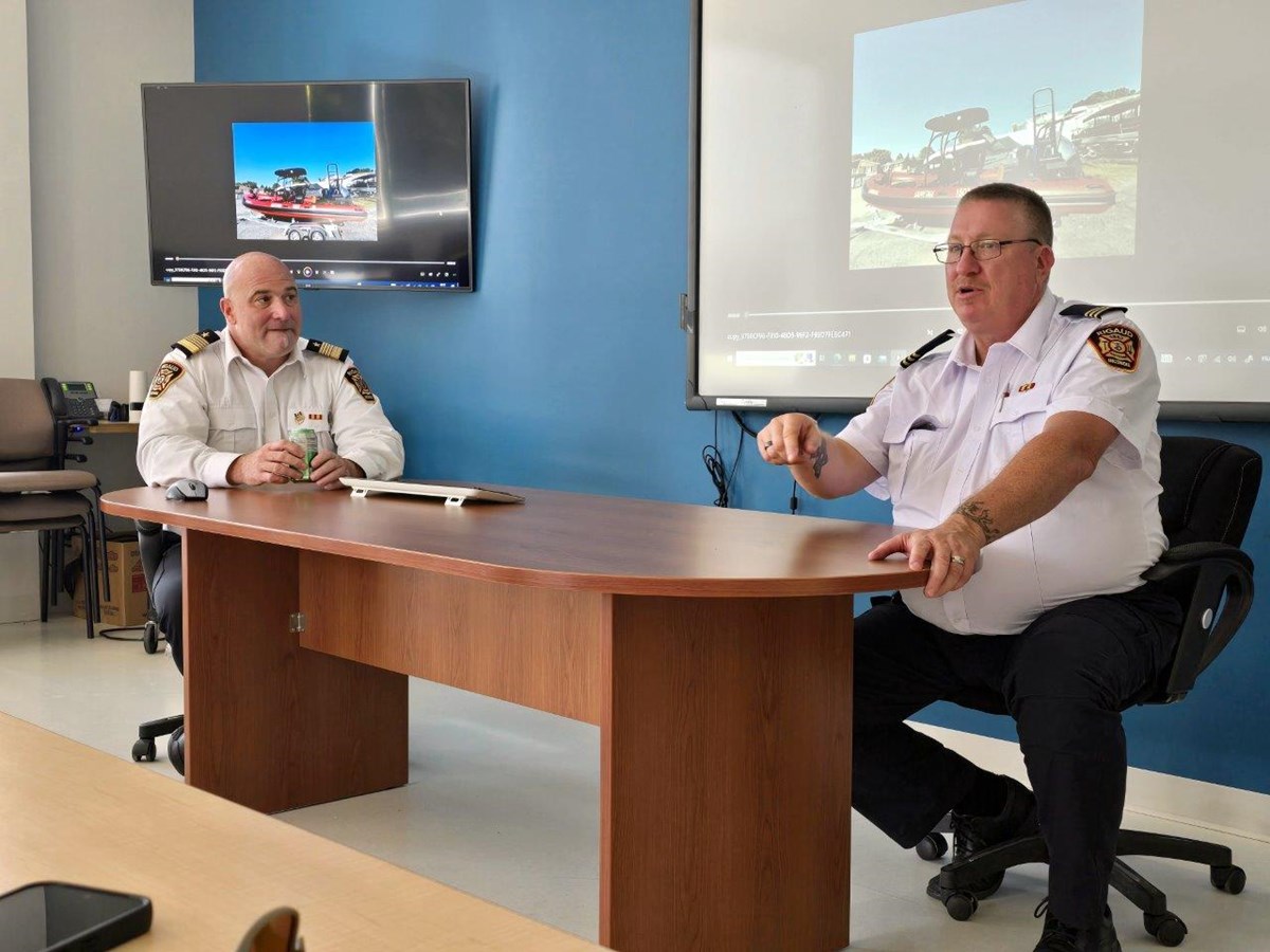 Un nouveau bateau de sauvetage pour l’équipe incendie de Rigaud