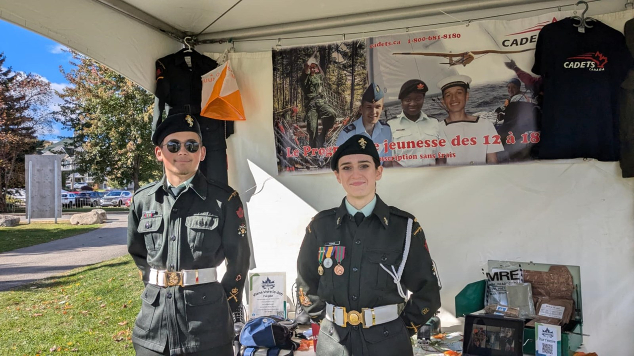 Les cadets étaient présents à la 26e édition du Festival des couleurs de Rigaud