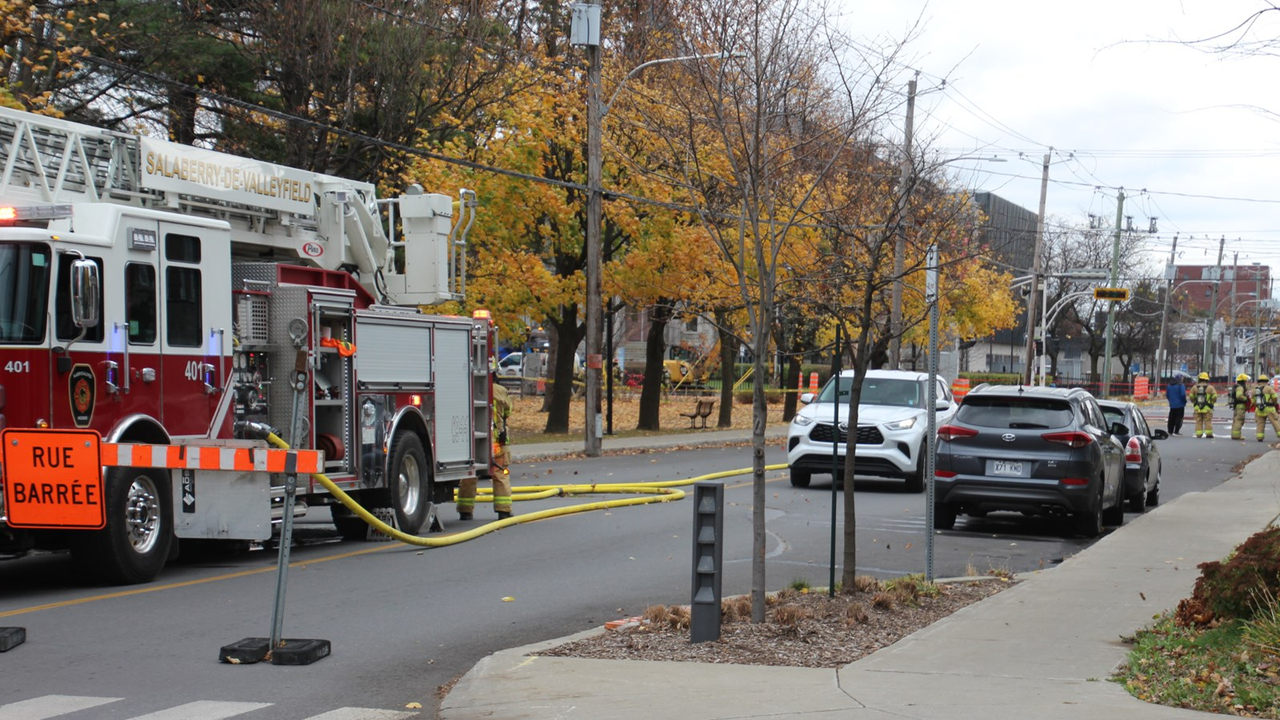Salaberry-de-Valleyfield: fuite de gaz et panne électrique en cours