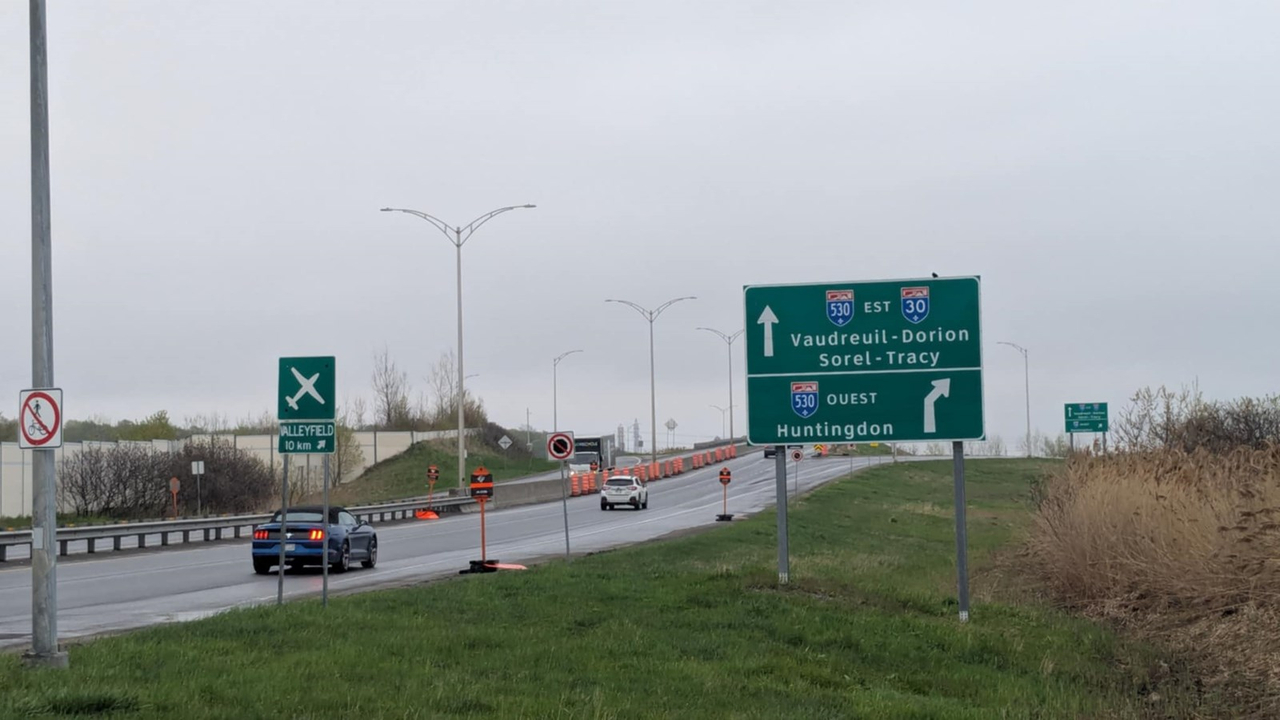 Fermeture de l'autoroute 530 dès ce vendredi