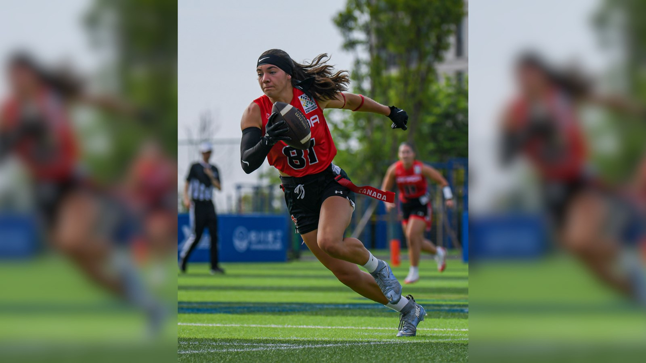 Laura Molimard en action lors du tournoi à Chengdu.