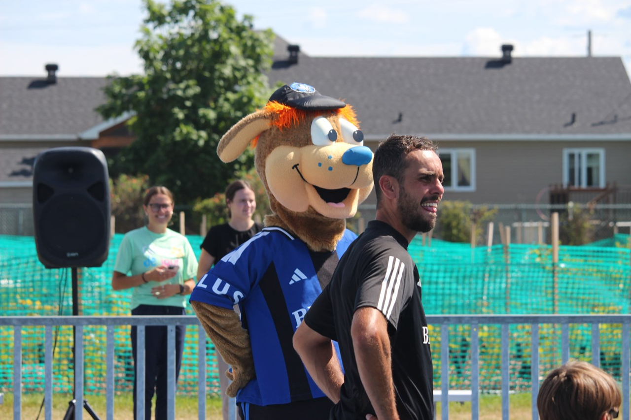 La mascotte Tac-Tic était présente!